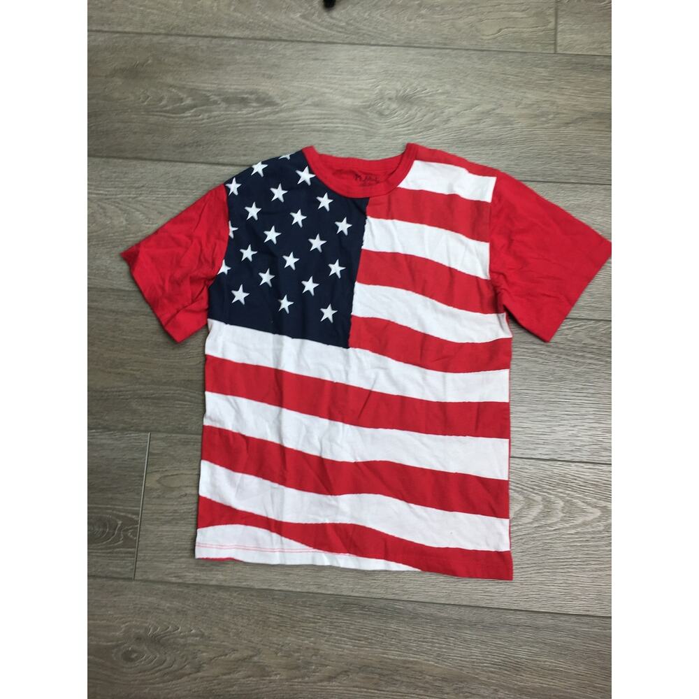 The Children's Place Boys T Shirt Medium Size 7-8 American Flag Patriotic USA